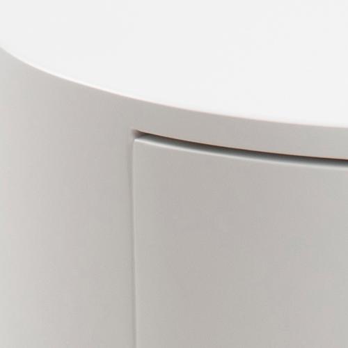 BRAM Nachtkastje Yarm - Ø40 cm - Wit