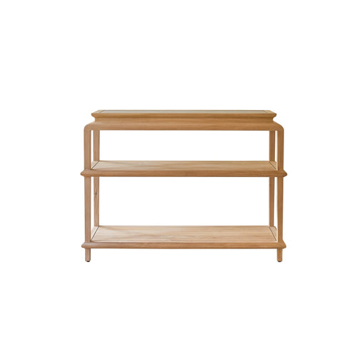 Tikamoon Consoletafel van massief teak 120 cm - Naturel - vtwonen shop