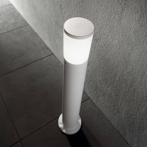 Ideal Lux Amelia - 1 Lichts Tuinpaal Wit IP55, E27