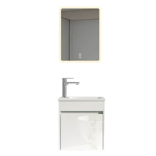 Home Deluxe Badkamermeubel BORKUM - MDF wit