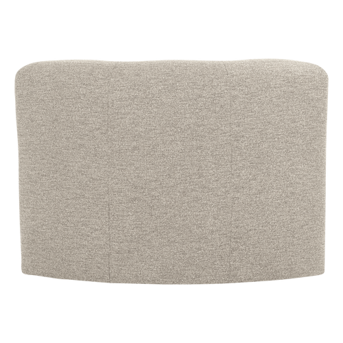 WOOOD eetbank hoek met rugleuning Mojo Base - Bouclé - Beige - 83x80x80