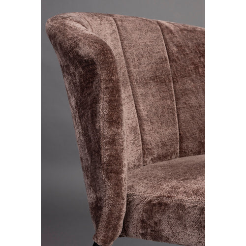 Dutchbone Georgia Eetkamerstoelen  Paars - Set van 2 - vtwonen shop