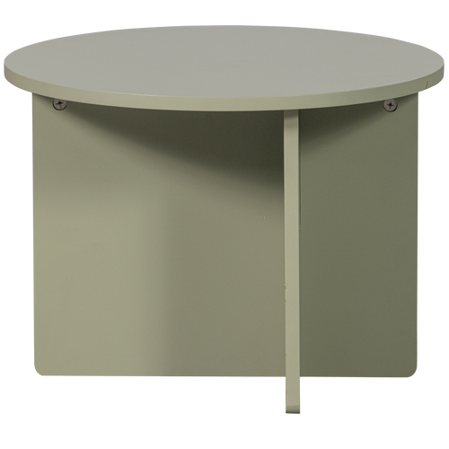 WOOOD bijzettafel Ronny - MDF - Groen/Grijs - 35x48x48 - Set van 2 - vtwonen shop