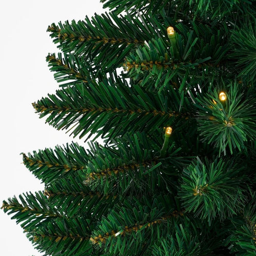 Black Box Trees Gerlos Kunstkerstboom met Verlichting - Kunstboom H120 x D51 cm - Kunst Kerstboom in Jute Zak - Kerstdecoratie voor Binnen - 166  Tips