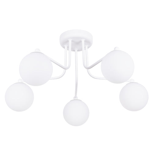 Sollux Lighting Kroonluchter ASTRAL 5 wit - 58x64x29cm