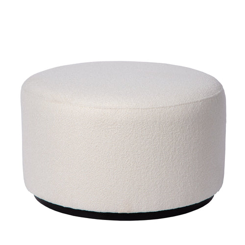 Atmooz poef Ritz 60 - alpine ivory - Ø 60 x H 35 cm
