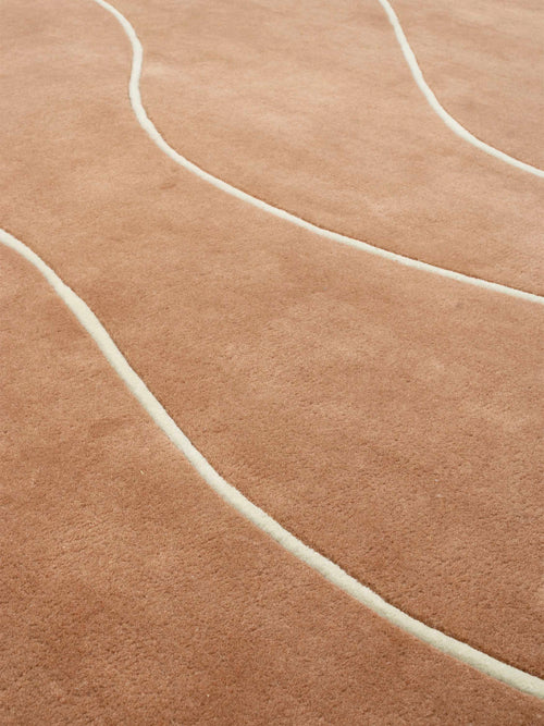 Vloerkleed Abstract en verfijnd Flow of Nature Rond 200 cm Rond - vtwonen shop