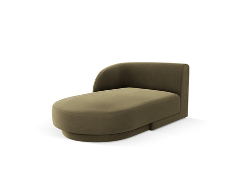 Micadoni - Linker meridiaan "Miley" flueel, groente - 156x90x70cm