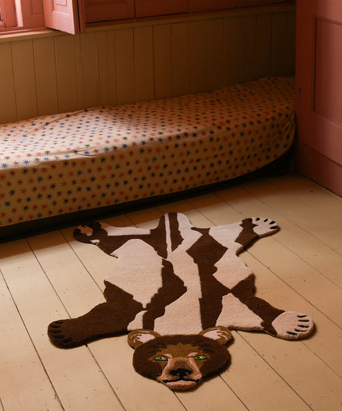 Doing Goods Quin Beer Vloerkleed - Groot 145 x 97 x 2 cm - 100% wol - vtwonen shop