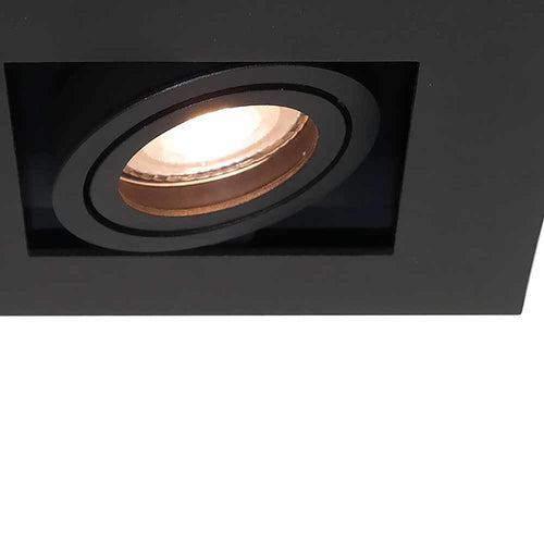 Artdelight spot Bosco - 3 lichts - 36  x 8.6   cm - zwart