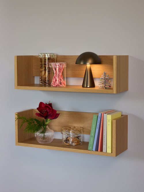 Hübsch plank Gap - mdf/eikenfineer - 64x20xh20cm