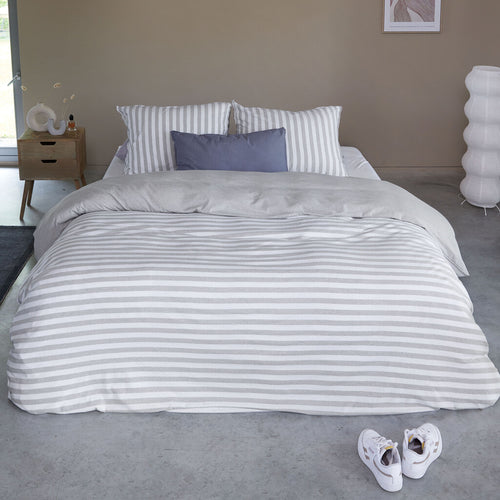 Walra - Dekbedovertrek Soft & Cozy - 200x220 cm - Grijs