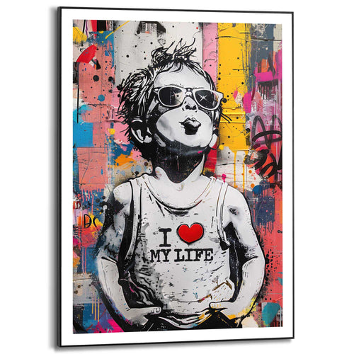 Reinders schilderij Stoere Blik - 70x50cm