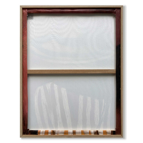Reinders mixed media Onder de rand van de zon – vrouw met hoed - 100x78cm