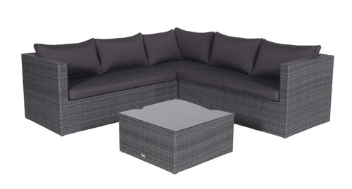 Garden Impressions Montana Loungeset - 4-dlg - earl grey - dark antracite - vtwonen shop