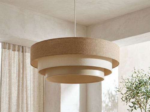 bpskoncept hanglamp Triniti Boho - jute - Ø60 cm