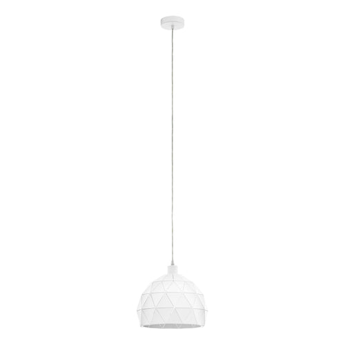 EGLO hanglamp Roccaforte - e27 - ø 30 cm - wit - vtwonen shop