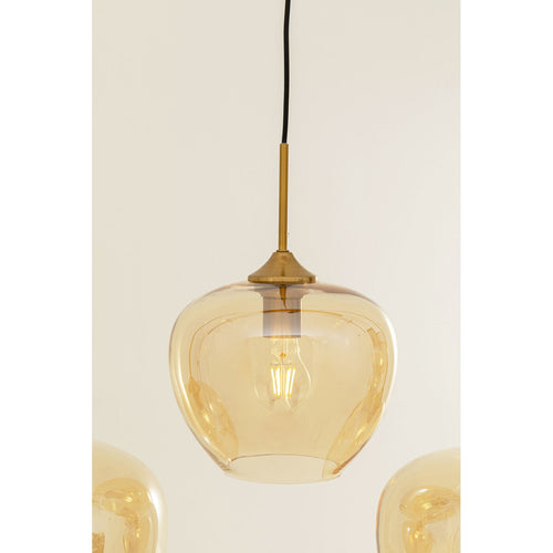 Kare Design Hanglamp Sphere 5 amber - vtwonen shop