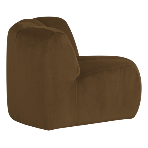 WOOOD hoekelement Mojo - Velvet - Honinggeel - 74x110x110