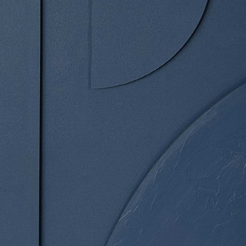Reinders schilderij 3d art Minimalisme - blauw - 100x70cm