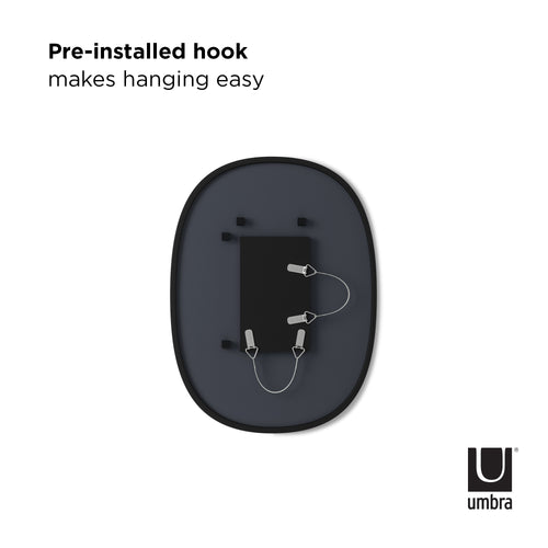 Umbra Hub ovale wandspiegel