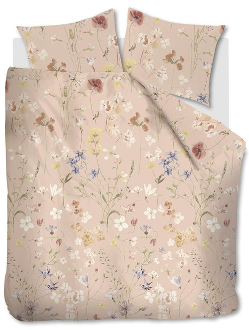 Ariadne at Home dekbedovertrek Flowerlove - 200x200/220 cm - nude