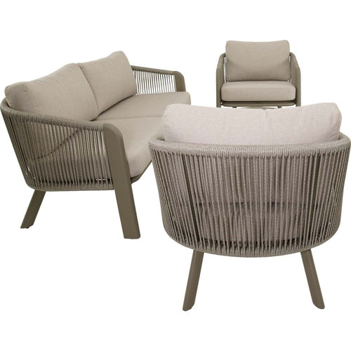 Lesli Living loungebank Tanoa - taupe - 174x78x69cm