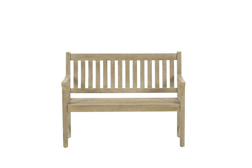 Vondel parkbench - eucalyptushout met white wash - L120 cm - vtwonen shop