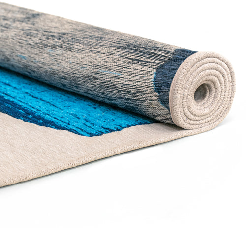 Louis De Poortere vloerkleed Diva Blue - blauw - 170x240cm