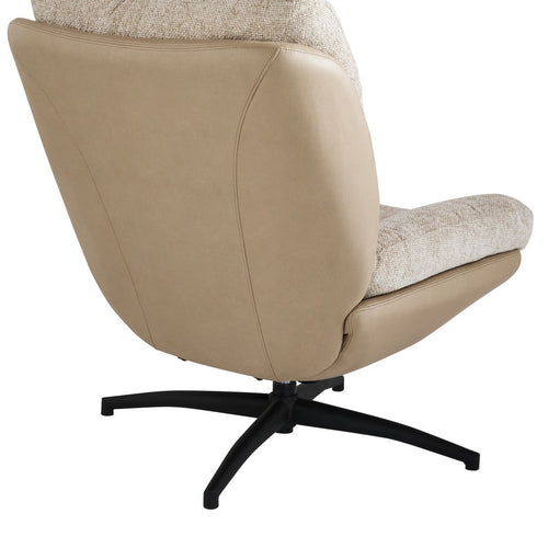 Calicosy - Draaifauteuil MANU - Beige 68x87x90 cm