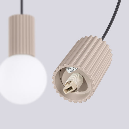 Sollux Lighting Hanglamp HALO 2L taupe - 33,5x6x120cm