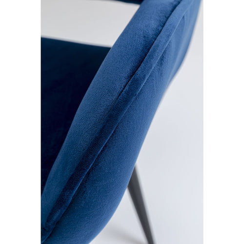 Kare Design Stoel met armleuningen San Francisco blauw - vtwonen shop