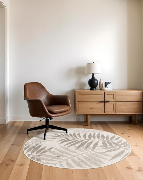 Garden Impressions Naturalis buitenkleed - Ø160 cm  - desert taupe - vtwonen shop