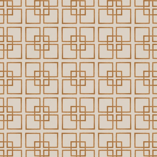 Catchii Behang Golden Square Ocher Orange - vtwonen shop