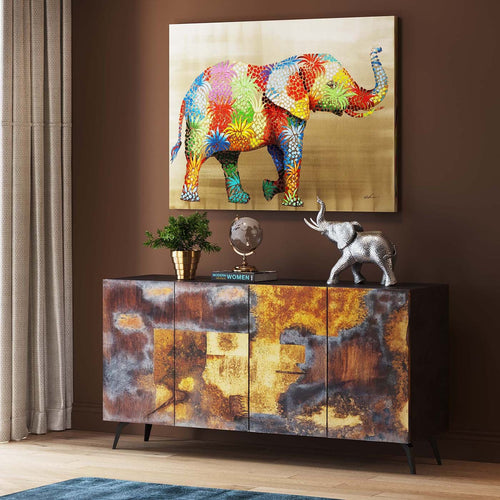 Kare Design Schilderij olifant ananas 120x90cm - vtwonen shop