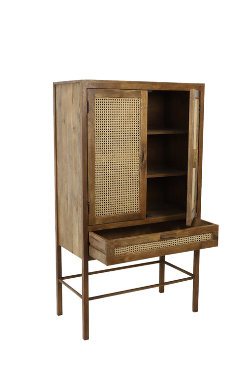 Light & Living kast NIPAS - 90x45x160cm - bruin