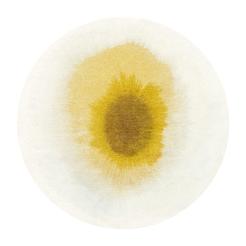 Ecorugs vloerkleed Gold Moss - goud - 140x140cm