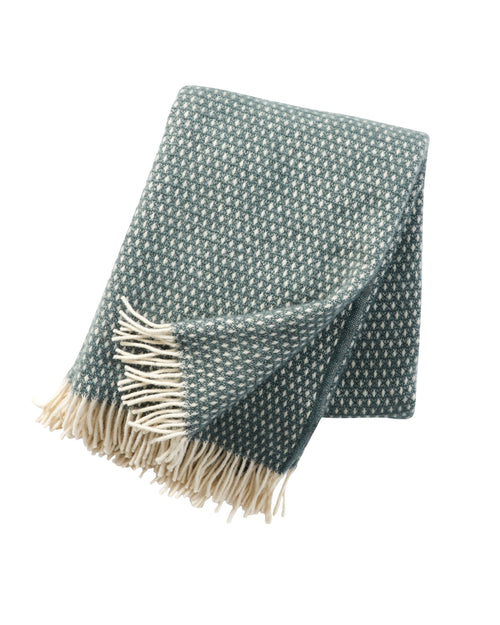 Klippan 100% wollen deken - Knut - balsem green - 130x200cm - vtwonen shop