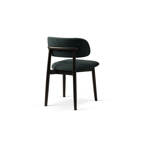 Set van 2 stoelen Evan chenille olie - 51x49.5x77cm