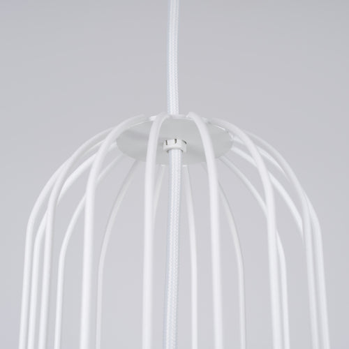 Sollux Lighting Hanglamp BRINA 3P wit - 34x34x115cm
