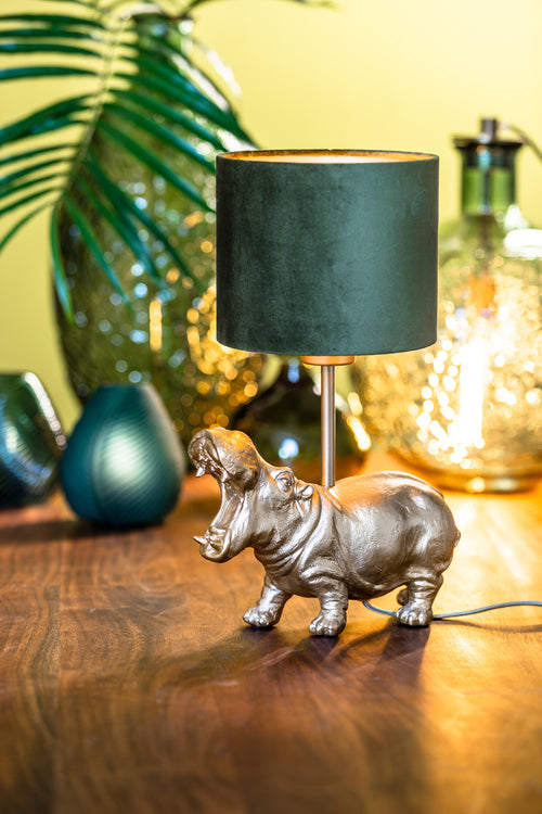 Light & Living lampenkap VELOURS - Ø20x15cm - groen - vtwonen shop