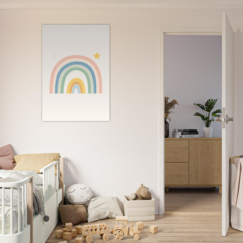 Artfulprints  Pastel rainbow II   poster 50x70 cm - vtwonen shop