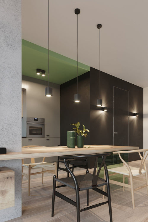 Sollux plafondlamp Orbis - 1 lichts - 10  x 10   cm - zwart - vtwonen shop