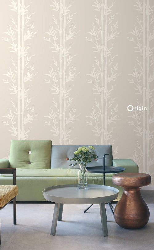 Origin Wallcoverings behang bamboe warm zilver - 53 cm x 10,05 m - 345751 - vtwonen shop