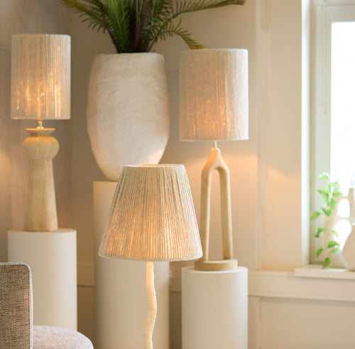 Light & Living lampenkap MEDANA - Ø35x30cm - wit - vtwonen shop