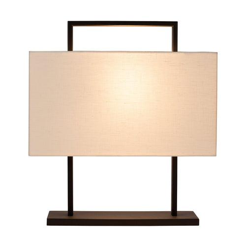 Atmooz tafellamp Bhilai - zwart - 45 x 17 x H 50 cm - E27