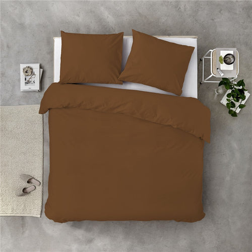 Byrklund - Dekbedovertrek Sleep Softly - 240x220 cm - Cognac