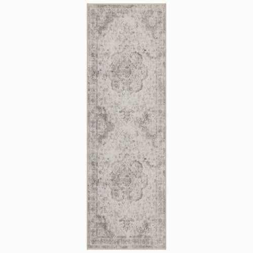 Mrcarpet Vintage Loper Vloerkleed wasbaar Beige Mason 80x250cm 80 x 250cm