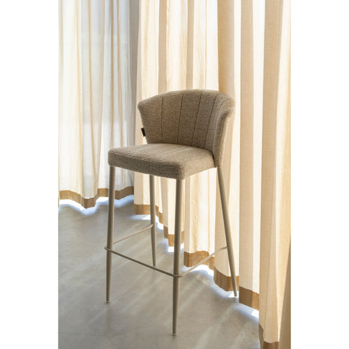 Dutchbone Georgia Barkrukken rugleuning 73 cm Bruin - Set van 2