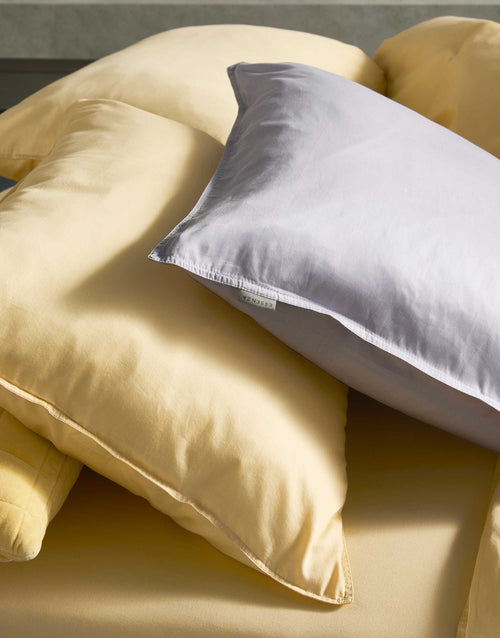 Essenza Minte dekbedovertrek - Lits-Jumeaux XL – 260x200/220 cm - Yellow straw